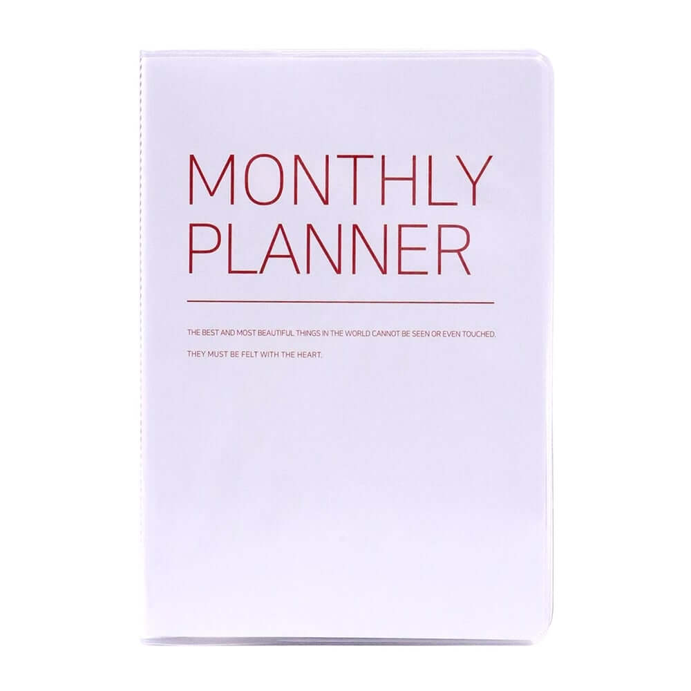 สมุดโน๊ต Ropamoda PVC Monthy planner สีแดง